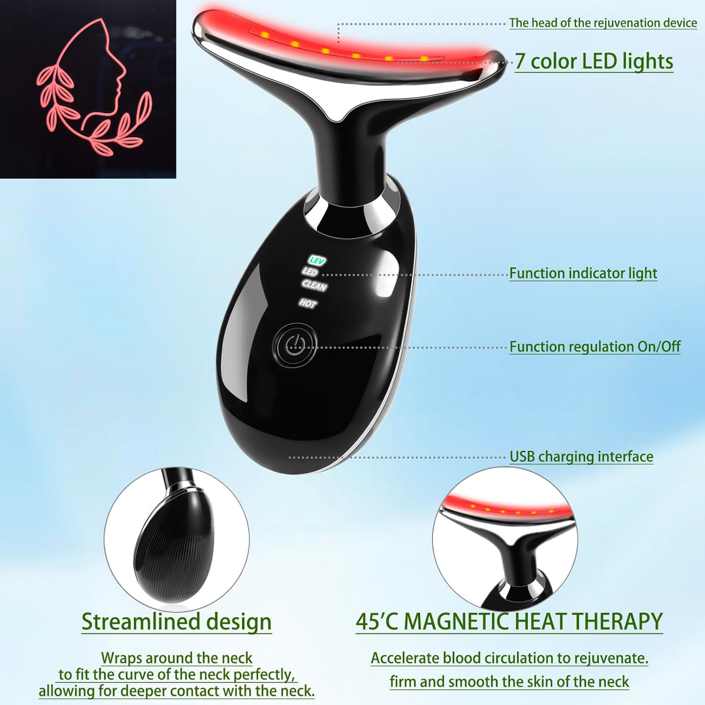 's 7-In-1 Face and Neck Zapper: Because Your Skin Deserves a Spa Day and a Ticklish Hug!