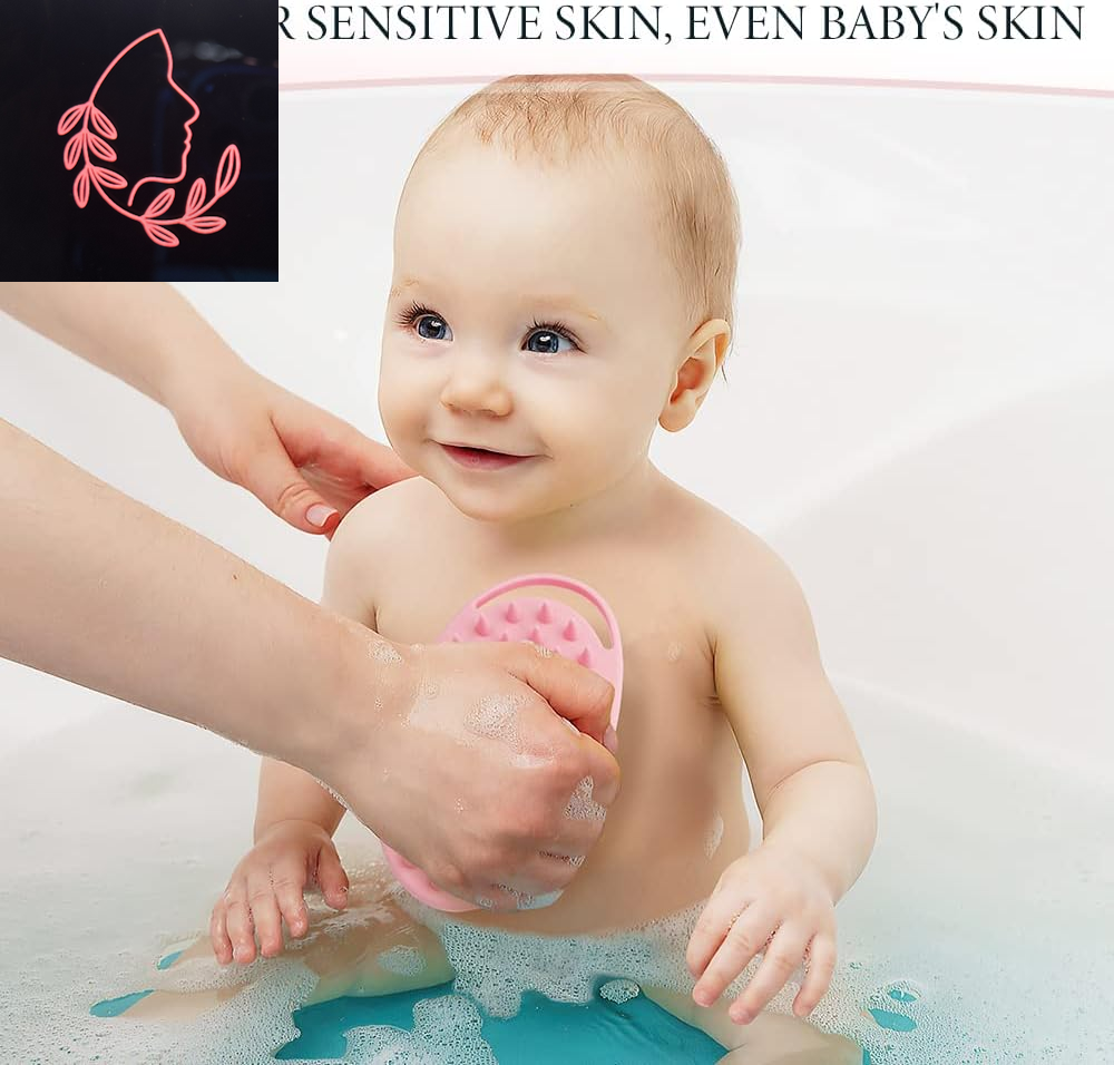 Squishy Scrub-a-Dub Duo: The Ultimate Silly Silicone Scrubber for Squeaky Clean Shenanigans!