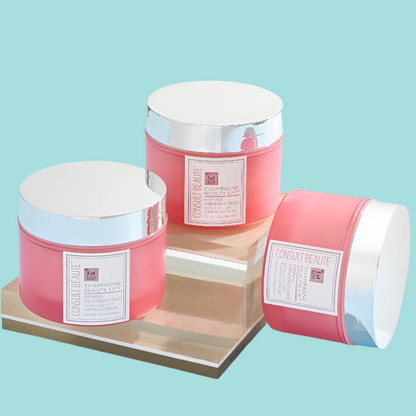 Consult Beaute Champagne Lift Firming Facial Discs – Exfoliating & Lifting Pads with AHA, Caviar, Gold 60Ct Moisturizers