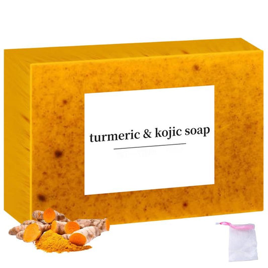 Lemon Turmeric Kojic Soap Fragrance, Honey Glow Lemon Turmeric Soap for Face and Body (2)