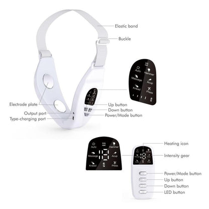 Multifunctional Facial Massager, 6 Modes 18 Levels Intensity Adjustment Facial Massage Instrument, Face Lifting & Firming Instrument, Comfort