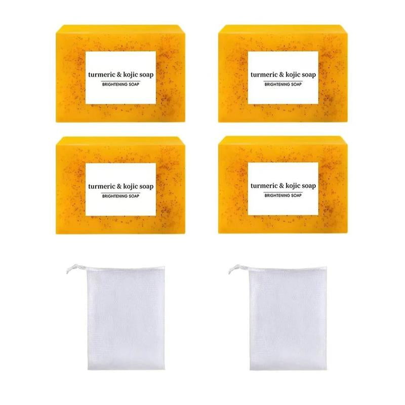Lemon Turmeric Kojic Soap Fragrance, Honey Glow Lemon Turmeric Soap for Face and Body (2)
