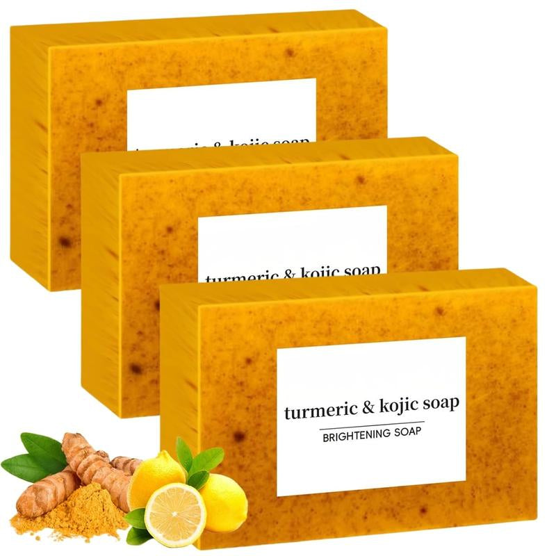 Lemon Turmeric Kojic Soap Fragrance, Honey Glow Lemon Turmeric Soap for Face and Body (2)