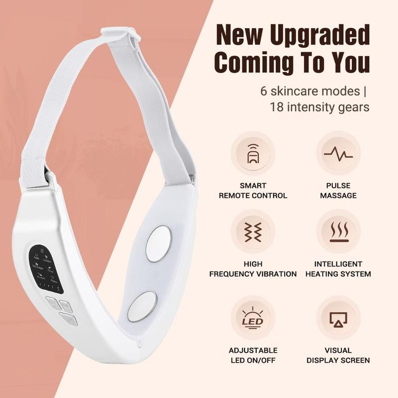 Multifunctional Facial Massager, 6 Modes 18 Levels Intensity Adjustment Facial Massage Instrument, Face Lifting & Firming Instrument, Comfort