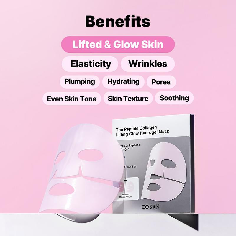 [COSRX OFFICIAL] the Peptide Collagen Lifting Glow Hydrogel Mask_3Ea