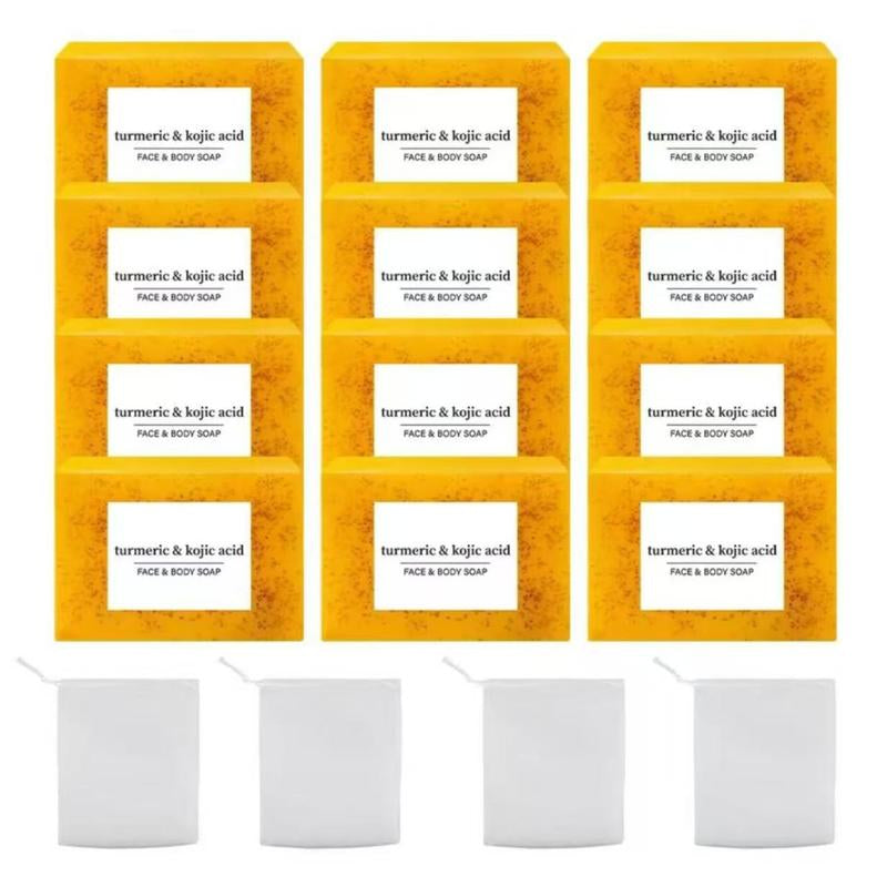 Lemon Turmeric Kojic Soap Fragrance, Honey Glow Lemon Turmeric Soap for Face and Body (2)