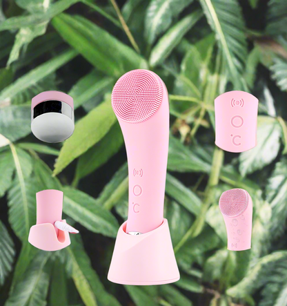 Silicone Face Cleansing Brush Facial Cleansing Brush Electric Facial Brush Vibration Heating