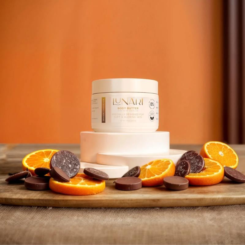 Lunari Body Butter - Sweet Dessert Scents | Ultra Hydrating Body Glaze with Olive Squalane & Vitamin E | Deep Moisture, Natural Glow