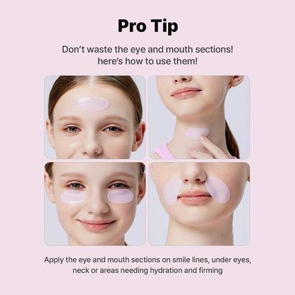 [COSRX OFFICIAL] the Peptide Collagen Lifting Glow Hydrogel Mask_3Ea
