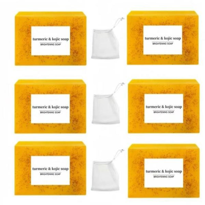 Lemon Turmeric Kojic Soap Fragrance, Honey Glow Lemon Turmeric Soap for Face and Body (2)
