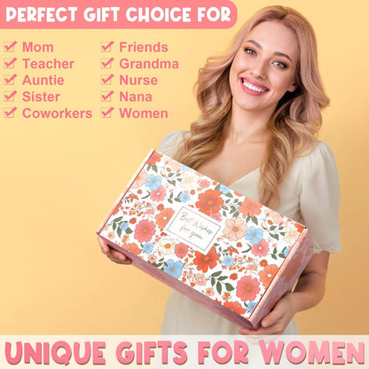 Christian Faith Gifts for Women - Religious Catholic Sunflower Inspirational Spiritual Gift for Mom, Grandma, Sister, Coworker with Makeup Bag and 40 OZ Tumbler