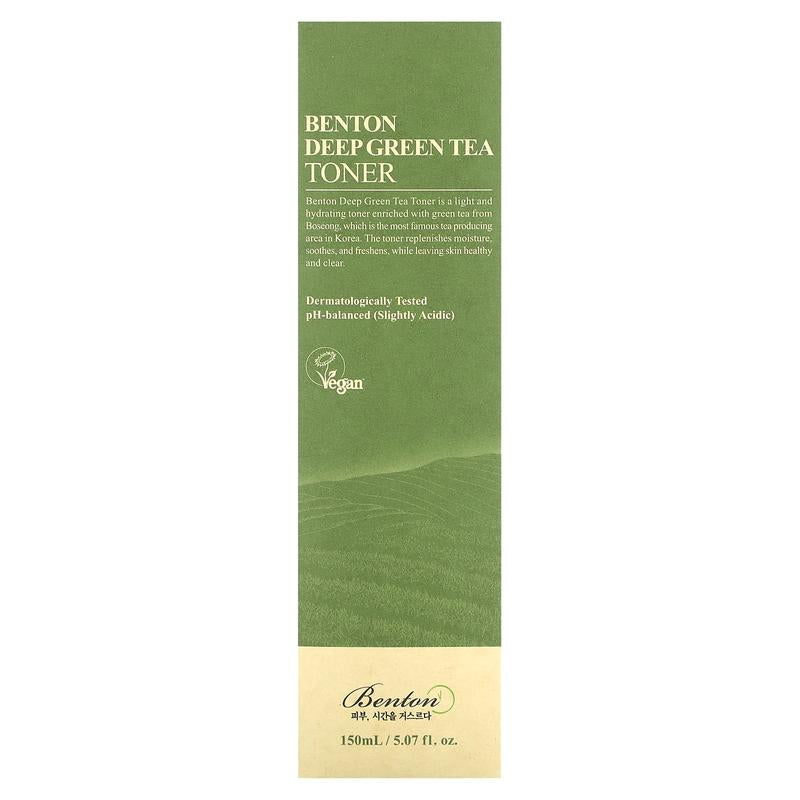 Benton Deep Green Tea Toner, 5.07 Fl Oz (150 Ml)