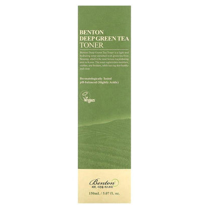Benton Deep Green Tea Toner, 5.07 Fl Oz (150 Ml)
