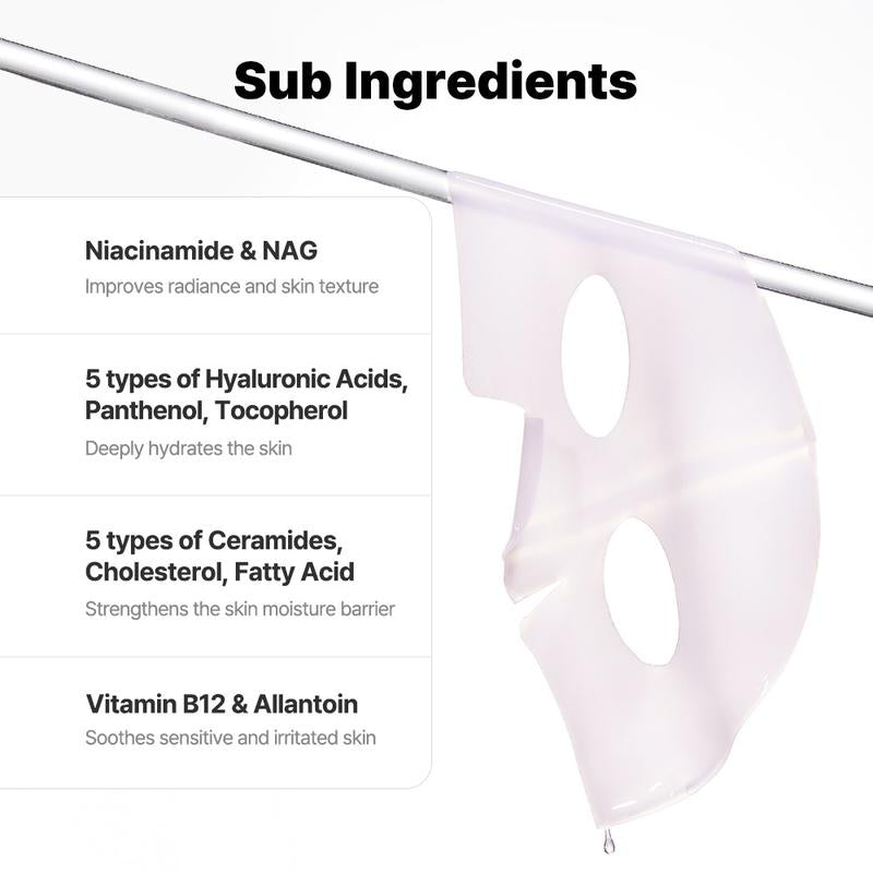 [COSRX OFFICIAL] the Peptide Collagen Lifting Glow Hydrogel Mask_3Ea