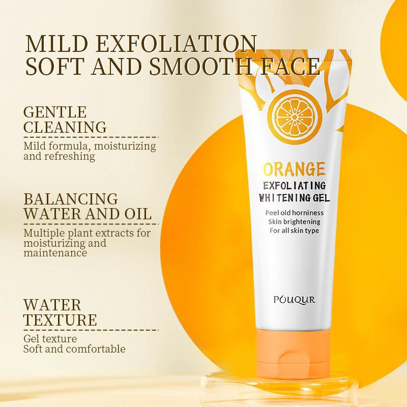 Exfoliating Moisturizing Gel for Face and Body, 1Pc/Set Natural Moisturizing Facial Scrub, Deep Cleansing Facial Exfoliator for Daily Use, Your Summer Companion