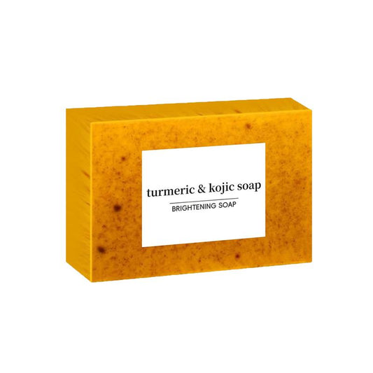 Lemon Turmeric Kojic Soap Bar for Face & Body,Natural Handmade Deep Cleansing Moisturizing for All Skin Types Cleanser Moisture Moisturize Hydrating Moisturizer Daily Honey Organic