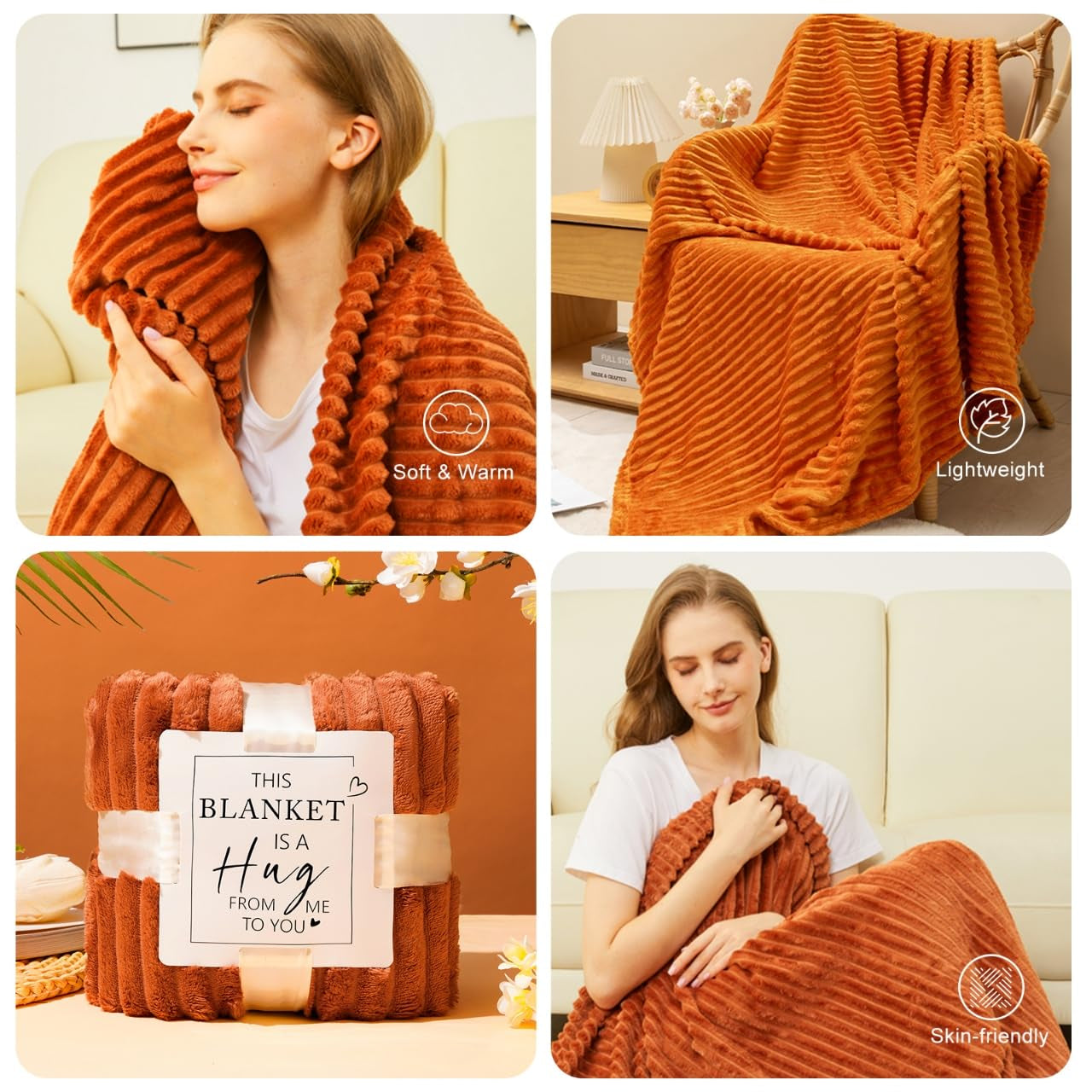 Fall Gifts Basket for Women,Birthday Gifts for Women Mom Her Wife Friend W/Fall Candle,Fall Home Decor,Self Care Get Well Gifts Spa Set,Anniversary,Halloween Christmas Thanksgiving Fall Gifts Box Cozy