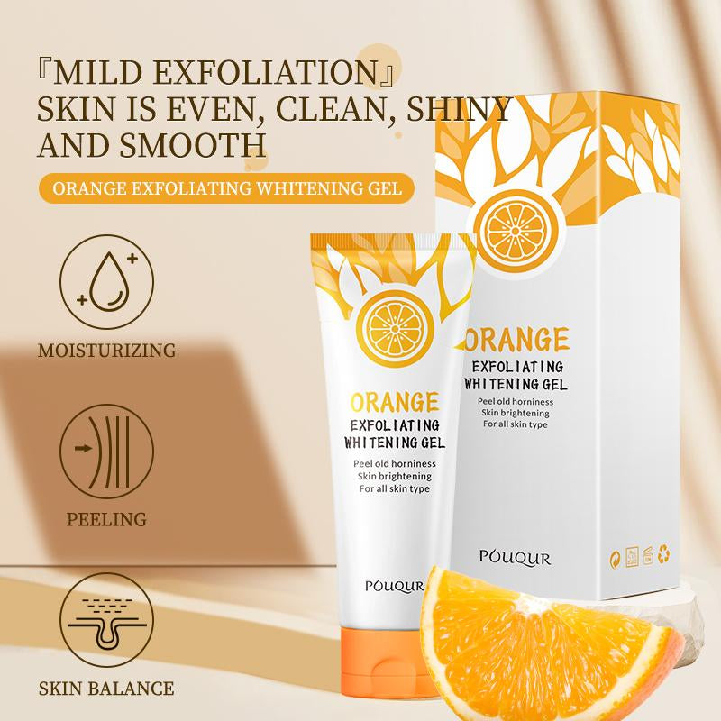 Exfoliating Moisturizing Gel for Face and Body, 1Pc/Set Natural Moisturizing Facial Scrub, Deep Cleansing Facial Exfoliator for Daily Use, Your Summer Companion