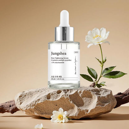 Pore Minimizing Serum + Niacinamide 3% Korean Peptide Face Serum for Acne-Prone Skin - 30Ml