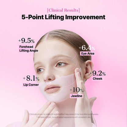 [COSRX OFFICIAL] the Peptide Collagen Lifting Glow Hydrogel Mask_3Ea