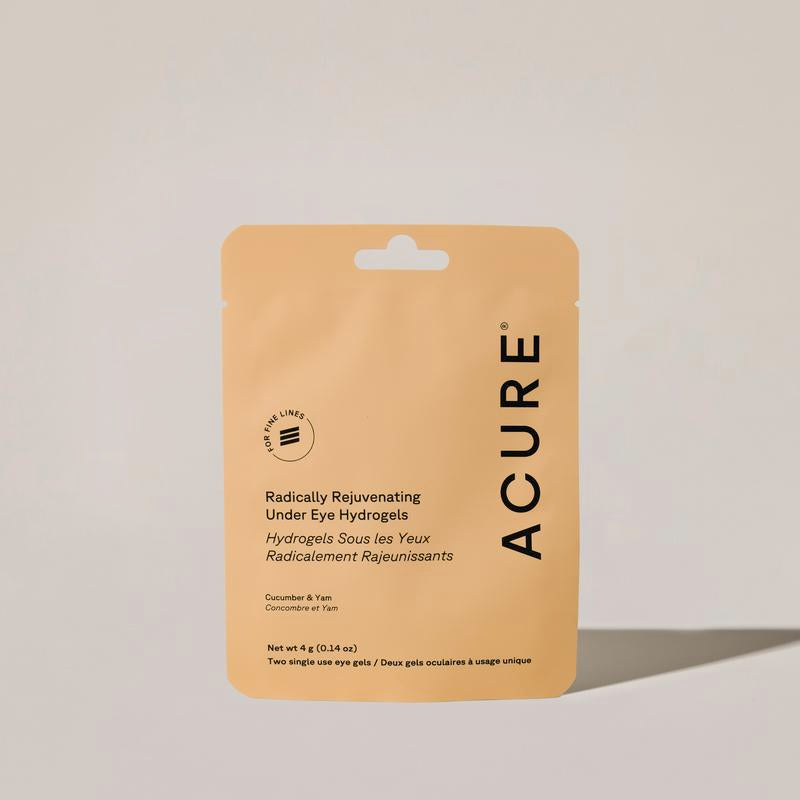 ACURE Brightening Facial Scrub & Bonus under Eye Hydrogels