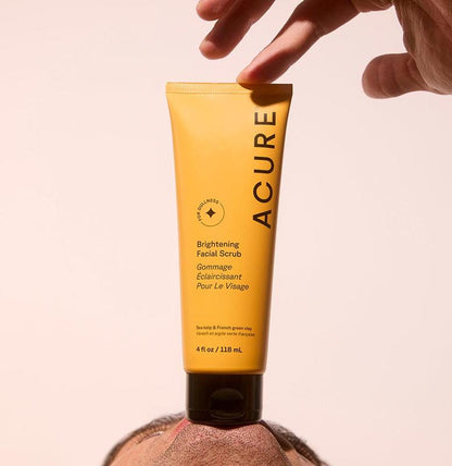 ACURE Brightening Facial Scrub & Bonus under Eye Hydrogels