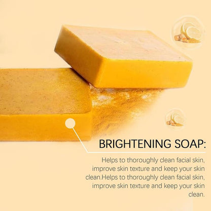 Lemon Turmeric Kojic Soap Fragrance, Honey Glow Lemon Turmeric Soap for Face and Body (2)