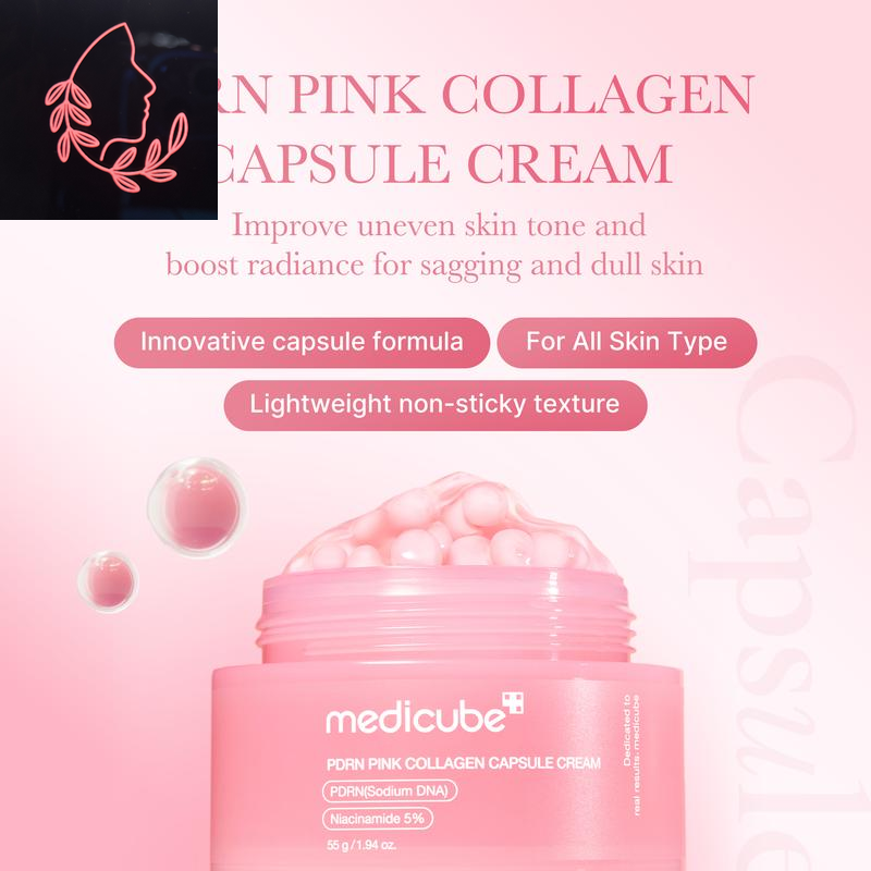 [Medicube] Milky Hyper Fade Duo | Salmon DNA PDRN Milky Toner & Capsule Cream Power Combo for Glass Glow Effect, Korean Skincare, K-Beauty
