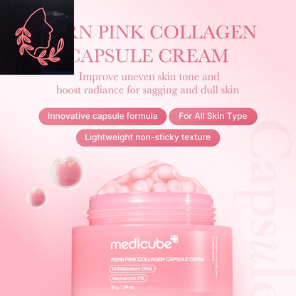 [Medicube] Milky Hyper Fade Duo | Salmon DNA PDRN Milky Toner & Capsule Cream Power Combo for Glass Glow Effect, Korean Skincare, K-Beauty