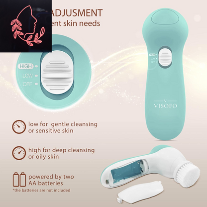 Scrub-a-Dub-Dub: The Electric Face Tickler with 7 Heads for a Spa Day at Home!