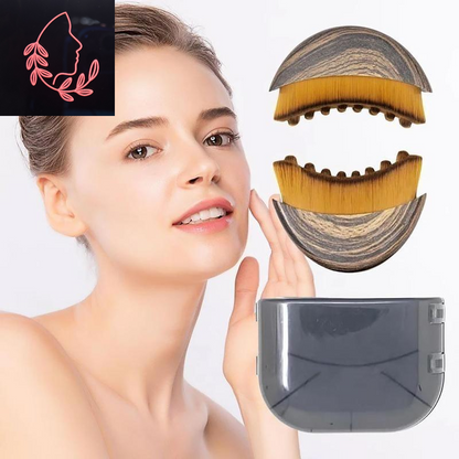Sculpt Your Jawline & Chin with the Lymphatic Contour Face Brush – Ergonomic Dry Brushing Massager for Lymphatic Drainage & Facial Fatigue Relief (1PCS)