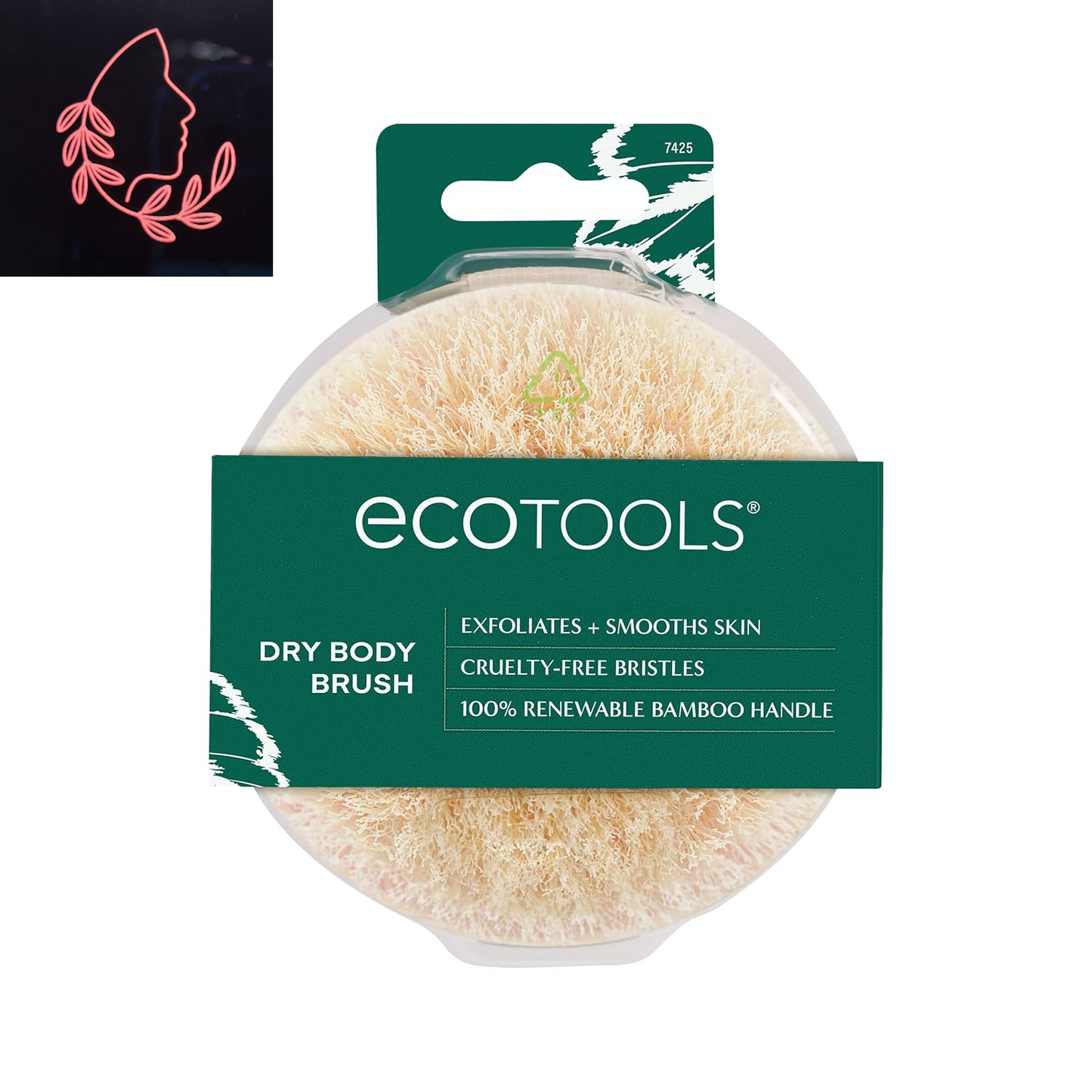 Revitalize Your Skin with  Dry Body Brush - Exfoliate, Smooth, and Improve Circulation Naturally! Vegan & Cruelty-Free Eco-Friendly Skincare Tool