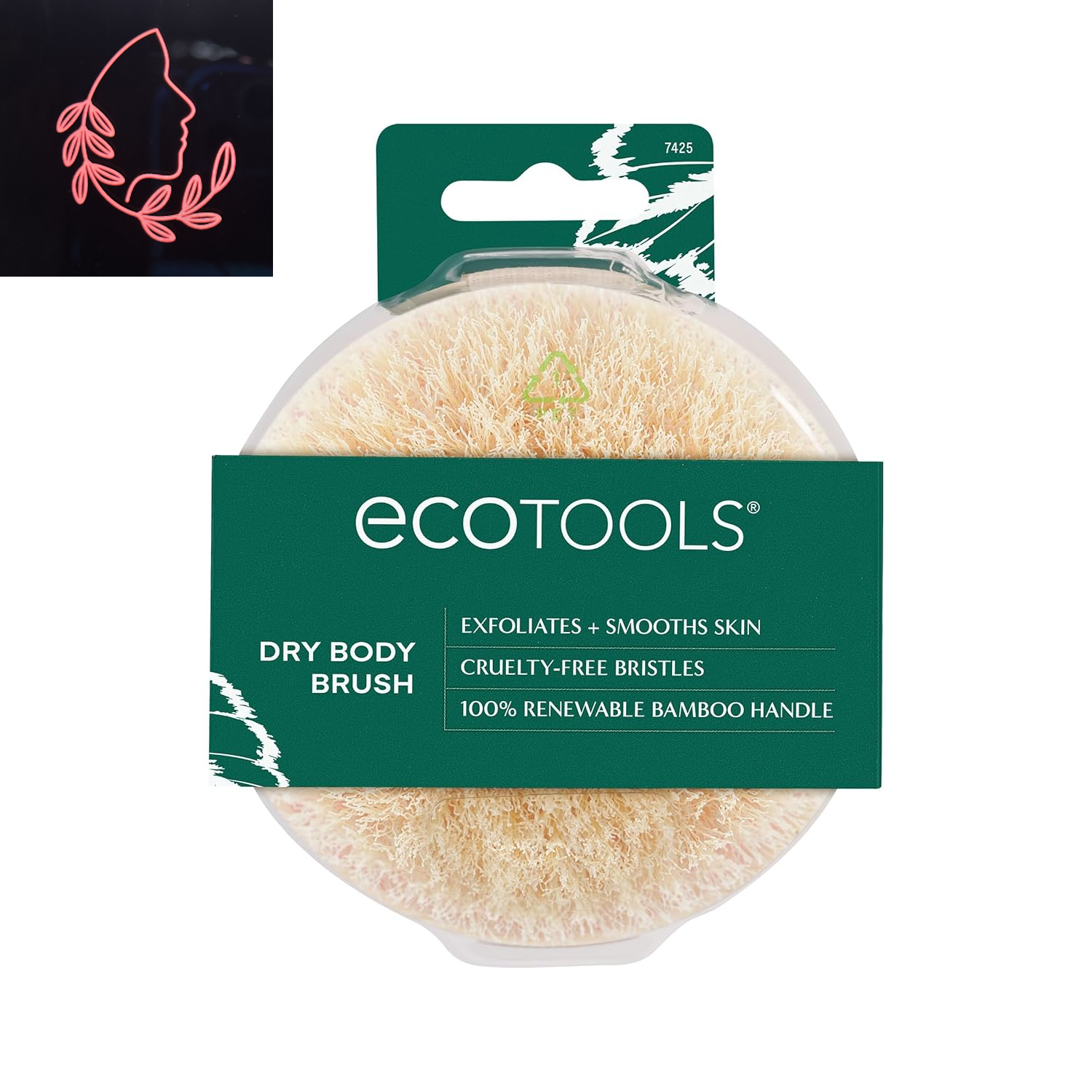 Revitalize Your Skin with  Dry Body Brush - Exfoliate, Smooth, and Improve Circulation Naturally! Vegan & Cruelty-Free Eco-Friendly Skincare Tool