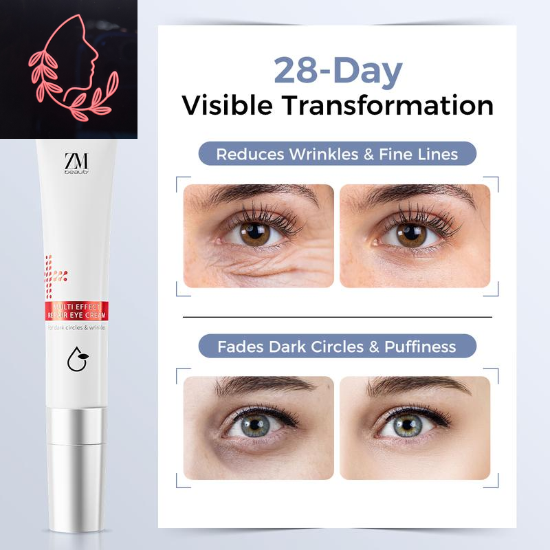 [Zmbeauty]Caffeine Eye Serum & Cream | Reduces Dark Circles, Puffiness & Fine Lines | Hydrating Firming Korean-Beauty Treatment for All Skin Type
