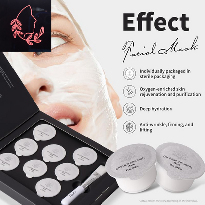 OPZI Oxygen Infusion Mask（8 Pieces in 1 Box） – Your At-Home Oxygen Facial Instant Glow | Deep Detox | Hydration Boost