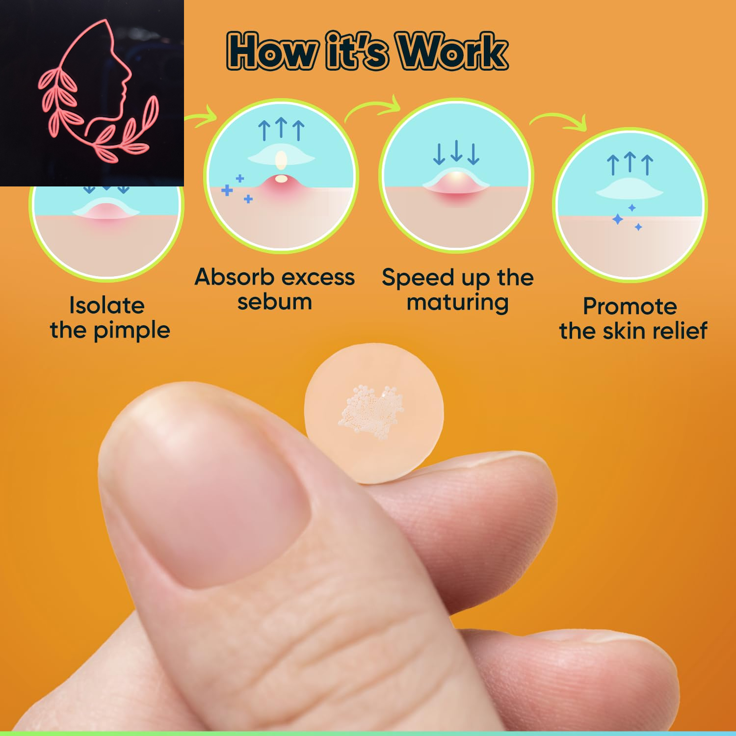 Pimple Party Party Favors: 216 Hydrocolloid Stickers for Your Face's Unwanted Guests with a Splash of Tea Tree Oil!