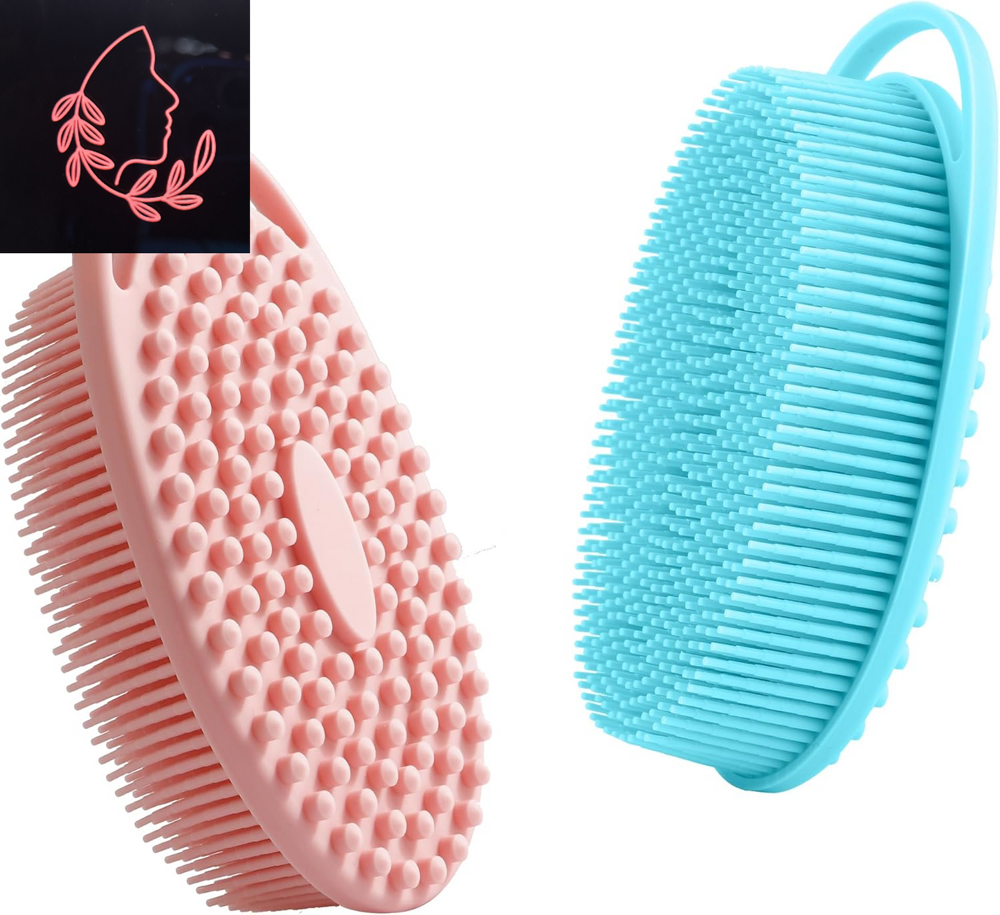 Squishy Scrub-a-Dub Duo: The Ultimate Silly Silicone Scrubber for Squeaky Clean Shenanigans!