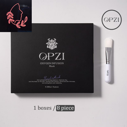 OPZI Oxygen Infusion Mask（8 Pieces in 1 Box） – Your At-Home Oxygen Facial Instant Glow | Deep Detox | Hydration Boost