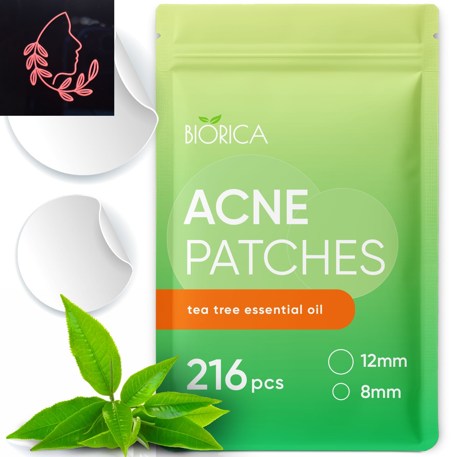Pimple Party Party Favors: 216 Hydrocolloid Stickers for Your Face's Unwanted Guests with a Splash of Tea Tree Oil!