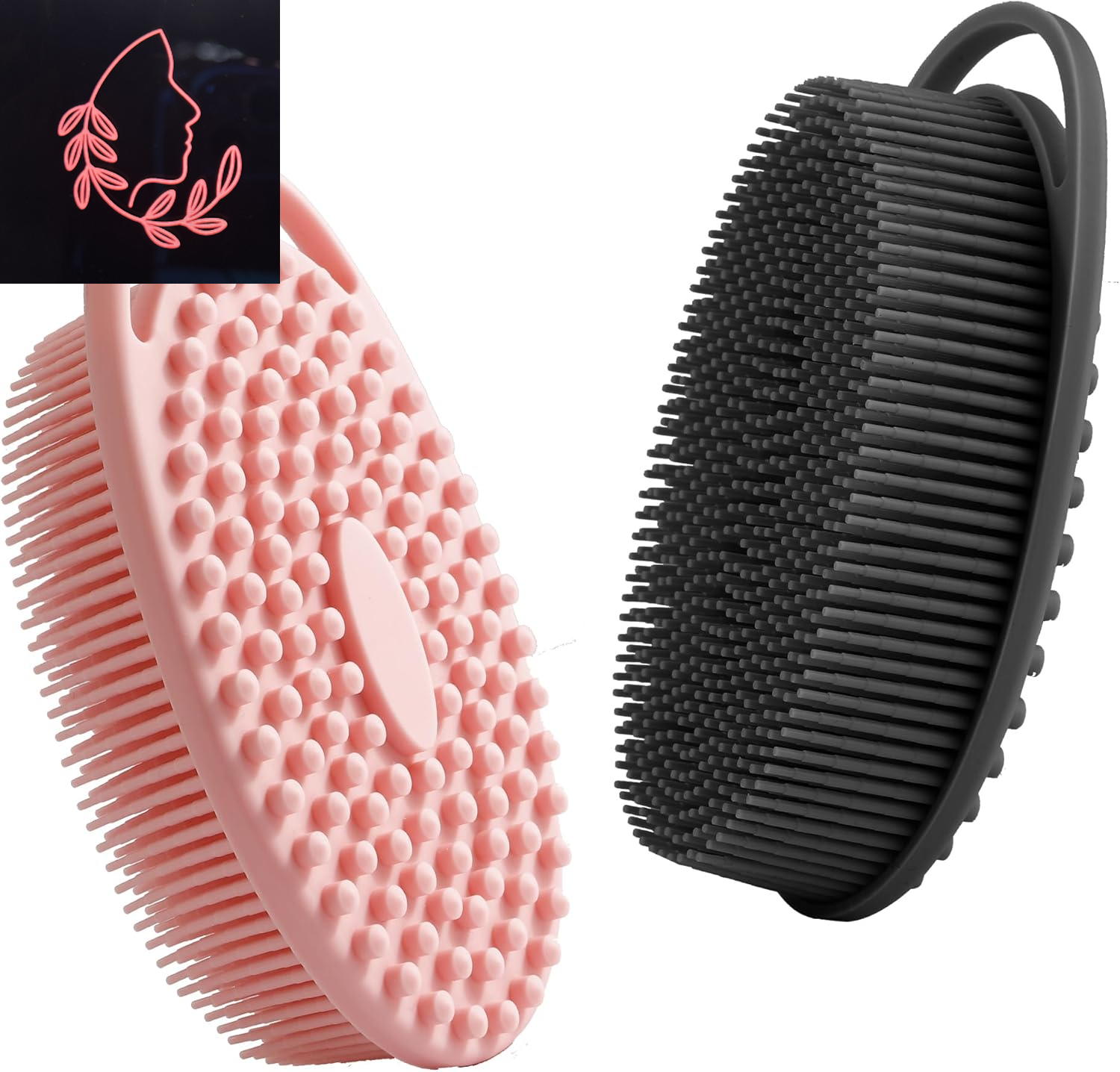 Squishy Scrub-a-Dub Duo: The Ultimate Silly Silicone Scrubber for Squeaky Clean Shenanigans!