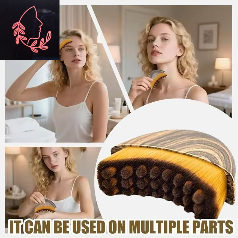 Sculpt Your Jawline & Chin with the Lymphatic Contour Face Brush – Ergonomic Dry Brushing Massager for Lymphatic Drainage & Facial Fatigue Relief (1PCS)
