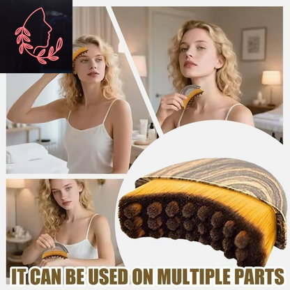 Sculpt Your Jawline & Chin with the Lymphatic Contour Face Brush – Ergonomic Dry Brushing Massager for Lymphatic Drainage & Facial Fatigue Relief (1PCS)