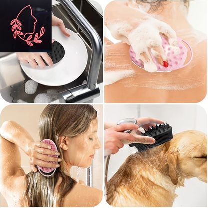 Squishy Scrub-a-Dub Duo: The Ultimate Silly Silicone Scrubber for Squeaky Clean Shenanigans!