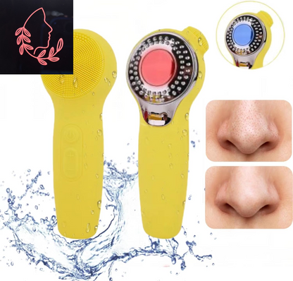 Ultimate 3-in-1 Electric Sonic Face Cleansing Brush - 5 Levels of Deep Cleansing, Waterproof & USB Rechargeable Silicone Scrubber