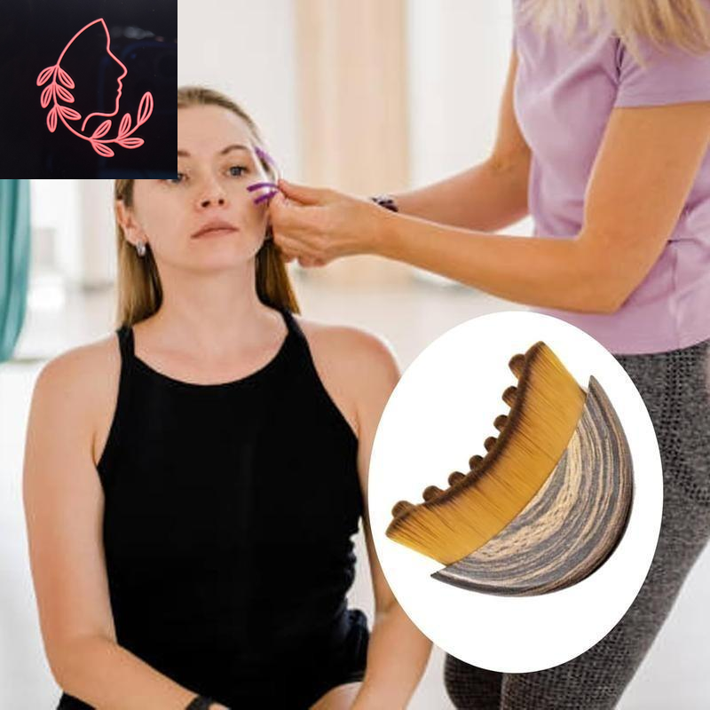 Sculpt Your Jawline & Chin with the Lymphatic Contour Face Brush – Ergonomic Dry Brushing Massager for Lymphatic Drainage & Facial Fatigue Relief (1PCS)