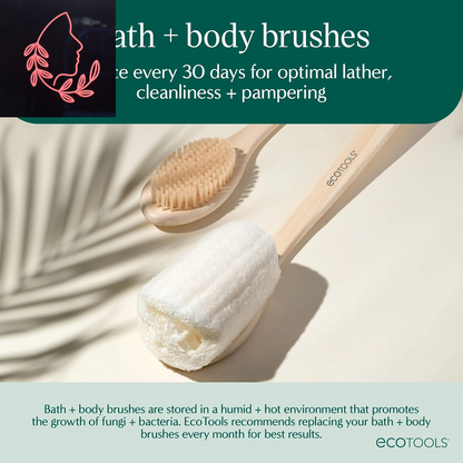 Revitalize Your Skin with  Dry Body Brush - Exfoliate, Smooth, and Improve Circulation Naturally! Vegan & Cruelty-Free Eco-Friendly Skincare Tool