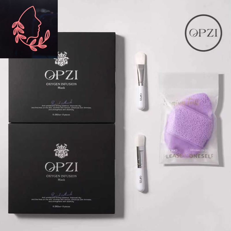 OPZI Oxygen Infusion Mask（8 Pieces in 1 Box） – Your At-Home Oxygen Facial Instant Glow | Deep Detox | Hydration Boost