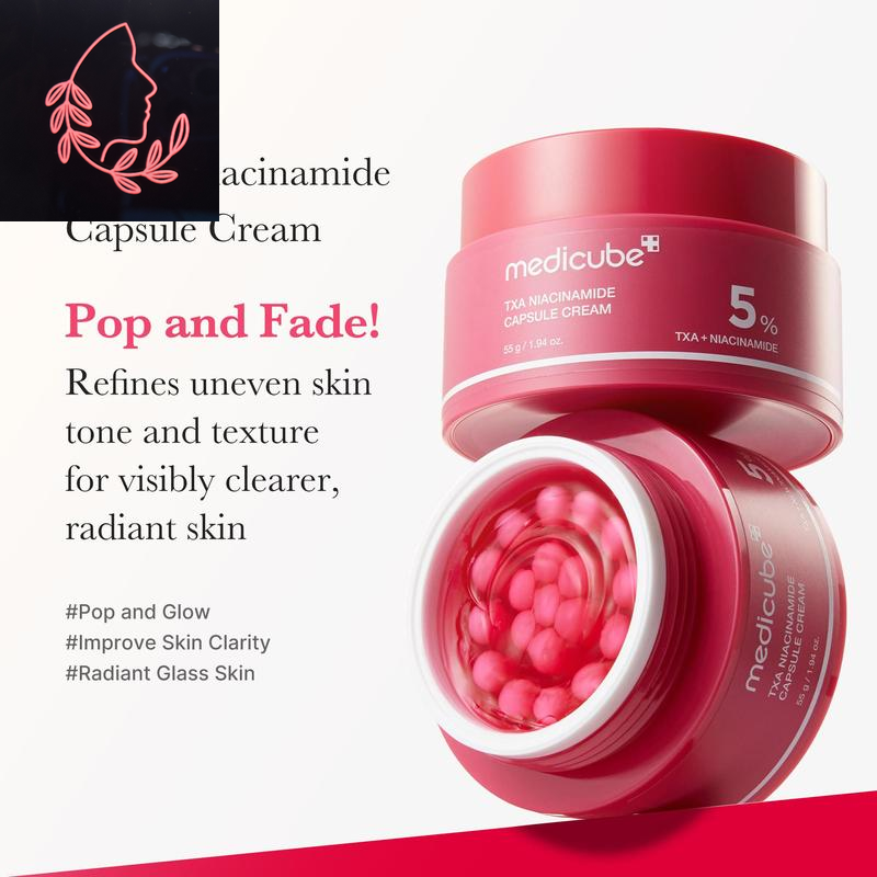 [Medicube] Milky Hyper Fade Duo | Salmon DNA PDRN Milky Toner & Capsule Cream Power Combo for Glass Glow Effect, Korean Skincare, K-Beauty
