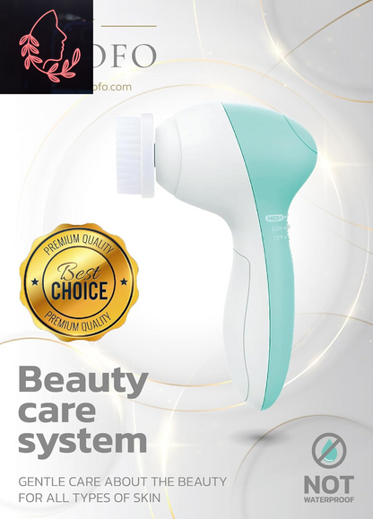 Scrub-a-Dub-Dub: The Electric Face Tickler with 7 Heads for a Spa Day at Home!