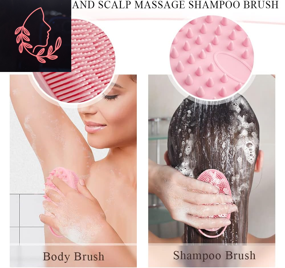 Squishy Scrub-a-Dub Duo: The Ultimate Silly Silicone Scrubber for Squeaky Clean Shenanigans!